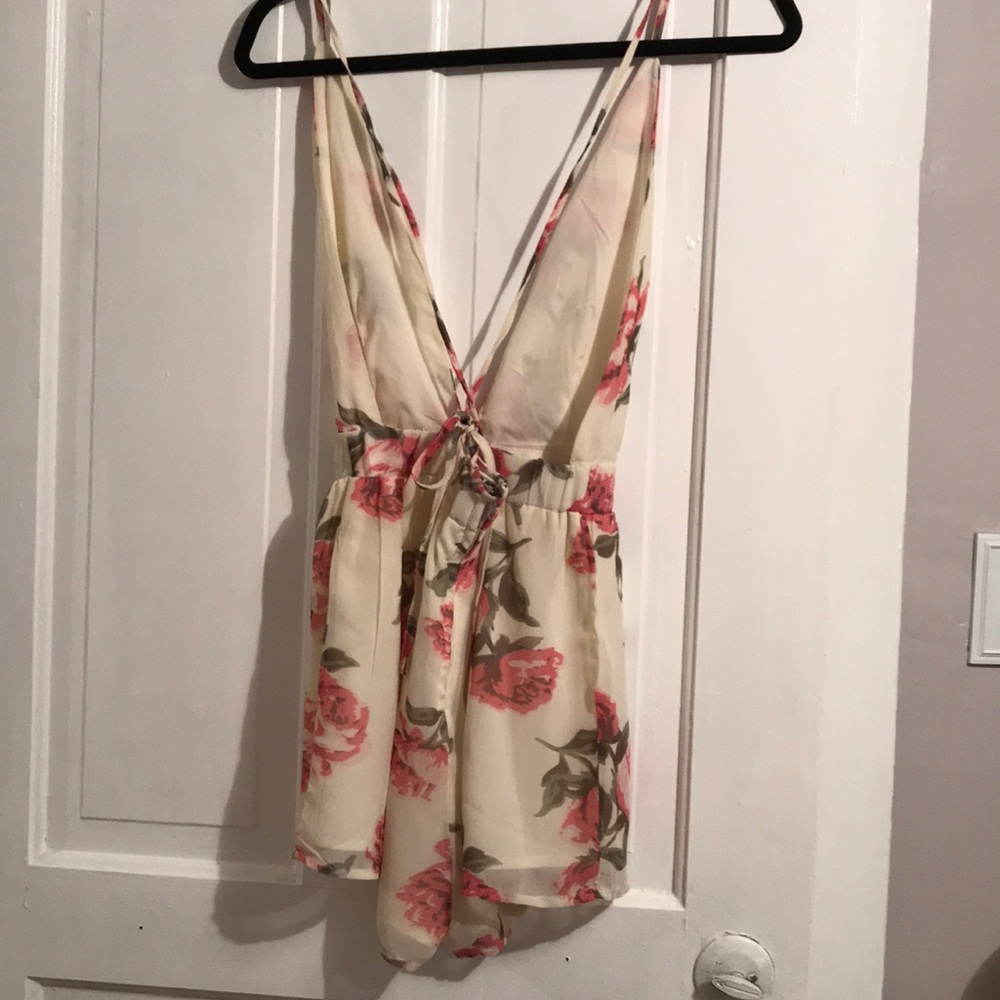 Open back romper!!!